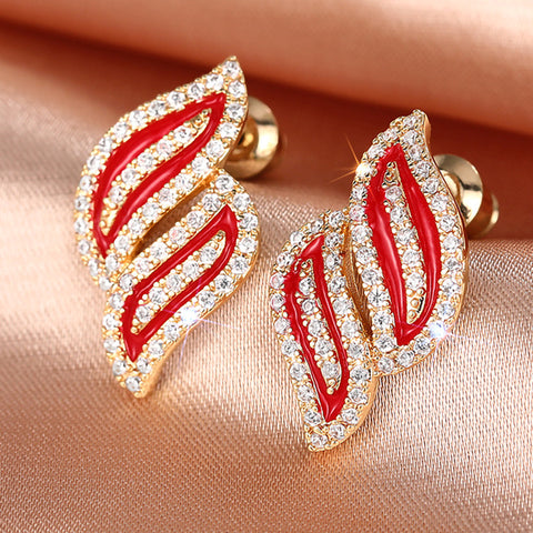 Elegant Leaf Earrings Fashion Earrings