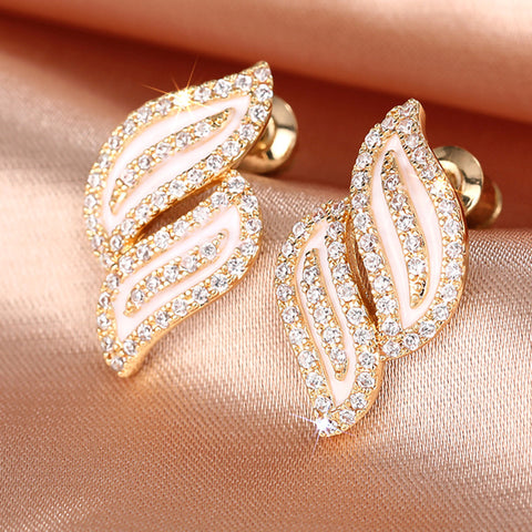 Elegant Leaf Earrings Fashion Earrings